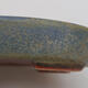 Keramik-Bonsaischale 11,5 x 9 x 2 cm, Farbe Blau - 2/3