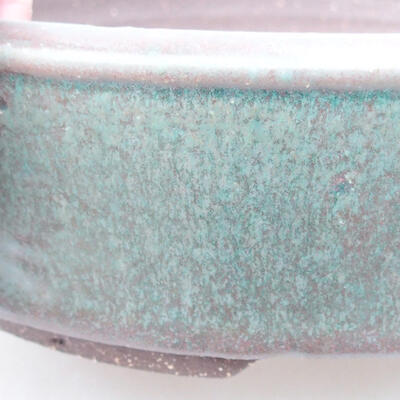 Keramische Bonsai-Schale 21 x 21 x 5,5 cm, Farbe grün - 2