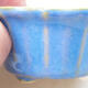 Mini Bonsai Schüssel 5 x 5 x 2,5 cm, Farbe blau - 2/3