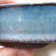 Bonsaischale aus Keramik 15,5 x 15,5 x 4 cm, Farbe blau - 2/3
