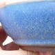 Bonsaischale aus Keramik 14,5 x 14,5 x 4,5 cm, Farbe blau - 2/3