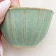 Bonsaischale aus Keramik 5 x 5 x 3,5 cm, Farbe grün - 2/3