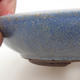 Keramische Bonsai-Schale 20 x 20 x 4,5 cm, Farbe blau - 2/3