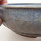 Keramische Bonsai-Schale 24,5 x 24,5 x 7 cm, Farbe blau - 2/3