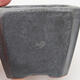 Bonsaischale aus Keramik 6,5 x 6,5 x 5 cm, Farbe schwarz - 2/3