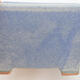 Bonsaischale aus Keramik 9 x 9 x 5 cm, Farbe blau - 2/3