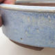 Keramik Bonsai Schüssel 24 x 24 x 6 cm, Farbe blau - 2/3