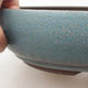 Keramische Bonsai-Schale 24 x 24 x 6,5 cm, Farbe blau - 2/3