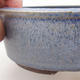 Keramische Bonsai-Schale 16 x 16 x 5 cm, Farbe blau - 2/3