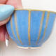 Bonsaischale aus Keramik 5 x 5 x 3,5 cm, Farbe blau - 2/3