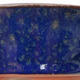 Keramik-Bonsaischale 10,5 x 10,5 x 4 cm, Farbe Blau - 2/3