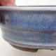 Keramische Bonsai-Schale 16 x 16 x 4,5 cm, Farbe blau - 2/3