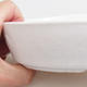 Keramische Bonsai-Schale 18 x 13 x 4 cm, weiße Farbe - 2/4