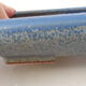 Bonsaischale aus Keramik 16 x 12,5 x 3 cm, Farbe blau - 2/3