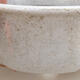 Bonsaischale aus Keramik 13 x 11 x 5,5 cm, weiße Farbe - 2/3