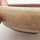 Keramik Bonsai Schüssel 23 x 23 x 4 cm, beige Farbe - 2/3