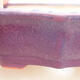 Bonsaischale aus Keramik 14 x 10 x 4,5 cm, Farbe lila - 2/3