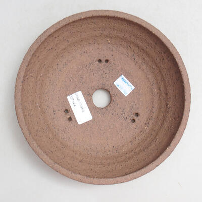 Bonsaischale aus Keramik 19,5 x 19,5 x 5,5 cm, Farbe rissig - 2