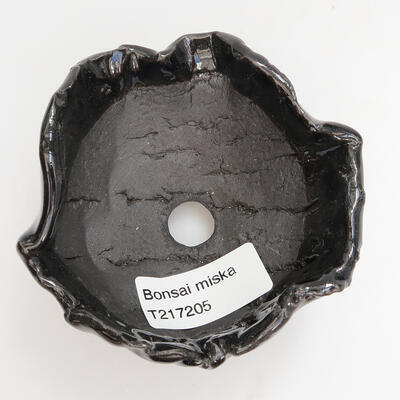 Keramikschale 8,5 x 8,5 x 5 cm, Farbe schwarz - 2