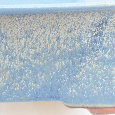 Keramische Bonsai-Schale 18 x 14 x 7 cm, Farbe blau - 2