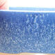 Bonsaischale aus Keramik 23 x 18 x 5,5 cm, Farbe blau - 2/3