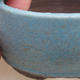 Keramik Bonsai Schüssel 8 x 8 x 4 cm, Farbe blau - 2/3