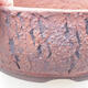 Bonsaischale aus Keramik 21 x 21 x 8 cm, Farbe rissig - 2/4
