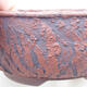 Bonsaischale aus Keramik 18 x 18 x 6,5 cm, rissige Farbe - 2/4
