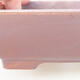 Keramische Bonsai-Schale 14,5 x 11 x 5 cm, graue Farbe - 2/3