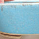 Bonsaischale aus Keramik 9 x 7,5 x 3 cm, Farbe blau - 2/3