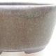 Bonsaischale aus Keramik 7,5 x 6,5 x 3,5 cm, Farbe braun - 2/3