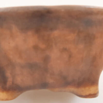 Keramik-Bonsaischale 7 x 6,5 x 3,5 cm, Farbe rosa - 2