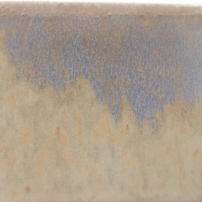 Keramik-Bonsaischale 11 x 11 x 7 cm, Farbe Blau - 2