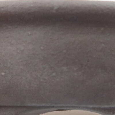 Keramik-Bonsaischale 8 x 7,5 x 4,5 cm, Farbe schwarz - 2