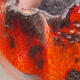 Keramikschale 7,5 x 6,5 x 5 cm, Farbe orange - 2/3