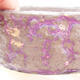 Bonsaischale aus Keramik 18 x 18 x 7 cm, Farbe grau-violett - 2/3