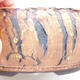 Bonsaischale aus Keramik 30 x 30 x 9 cm, Farbe rissig - 2/3