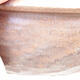 Bonsaischale aus Keramik 39,5 x 39,5 x 13,5 cm, Farbe braun - 2/3