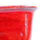 Keramik-Bonsaischale 6,5 x 6,5 x 5 cm, Farbe Rot - 2/3