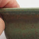 Keramik-Bonsaischale 9 x 9 x 5,5 cm, Farbe grün - 2/3