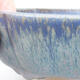 Bonsaischale aus Keramik 17,5 x 15,5 x 4,5 cm, Farbe blau - 2/3