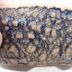 Bonsaischale aus Keramik 16 x 16 x 5,5 cm, Farbe Rissblau - 2/3