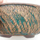 Bonsaischale aus Keramik 17,5 x 17,5 x 6 cm, Farbe Rissgrün - 2/3