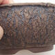 Keramik-Bonsaischale 19 x 19 x 6,5 cm, rissig schwarz - 2/3