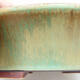 Keramik-Bonsaischale 32,5 x 28 x 8 cm, Farbe braun-grün - 2/3