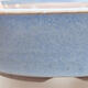 Keramische Bonsai-Schale 18 x 18 x 4,5 cm, Farbe blau - 2/3