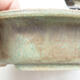 Bonsaischale aus Keramik 24 x 21,5 x 6 cm, Farbe braun-grün - 2/3