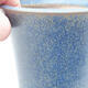 Keramische Bonsai-Schale 13 x 13 x 12,5 cm, Farbe blau - 2/3