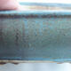 Bonsaischale aus Keramik 15 x 12 x 5,5 cm, Farbe blau-braun - 2/3