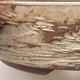 Keramik Bonsai Schüssel 18 x 18 x 4,5 cm, beige Farbe - 2/3